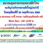 เตรียมตัวให้พร้อม! เพื่อร่วมกิจกรรมกอล์ฟประจำปีสมาคมฯ 2568